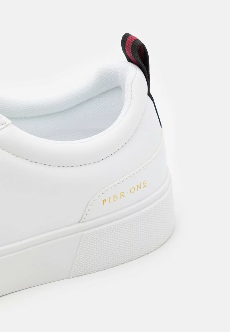 Pier One UNISEX - Sneakers Basse - White/gold-coloured 8 Pier One UNISEX - Sneakers Basse - White/gold-coloured - immagine 6