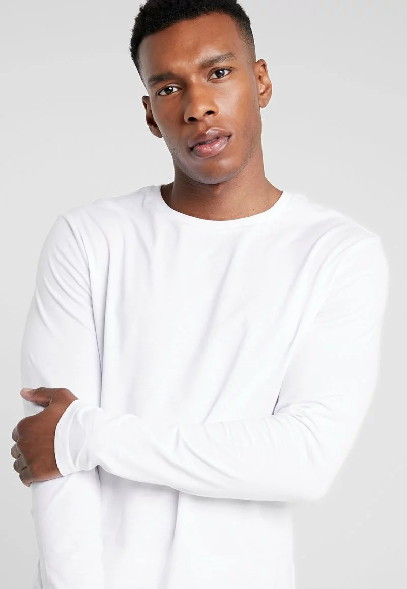 Pier One Uomo Maglietta A Manica Lunga - White 7 Pier One Uomo Maglietta A Manica Lunga - White - immagine 5