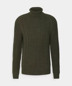 Pier One Uomo NEW CABLE TURTLENECK JUMPER - Maglione - Mottled Olive 10 Pier One Uomo NEW CABLE TURTLENECK JUMPER - Maglione - Mottled Olive -Moda Perfetta 0459fb10b43a4ed98a7e95aa60d5ed37