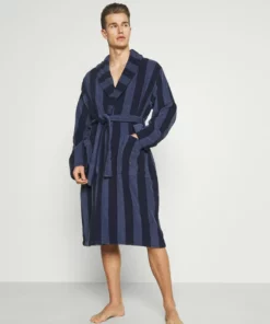Pier One Uomo Accappatoio - Dark Blue/blue