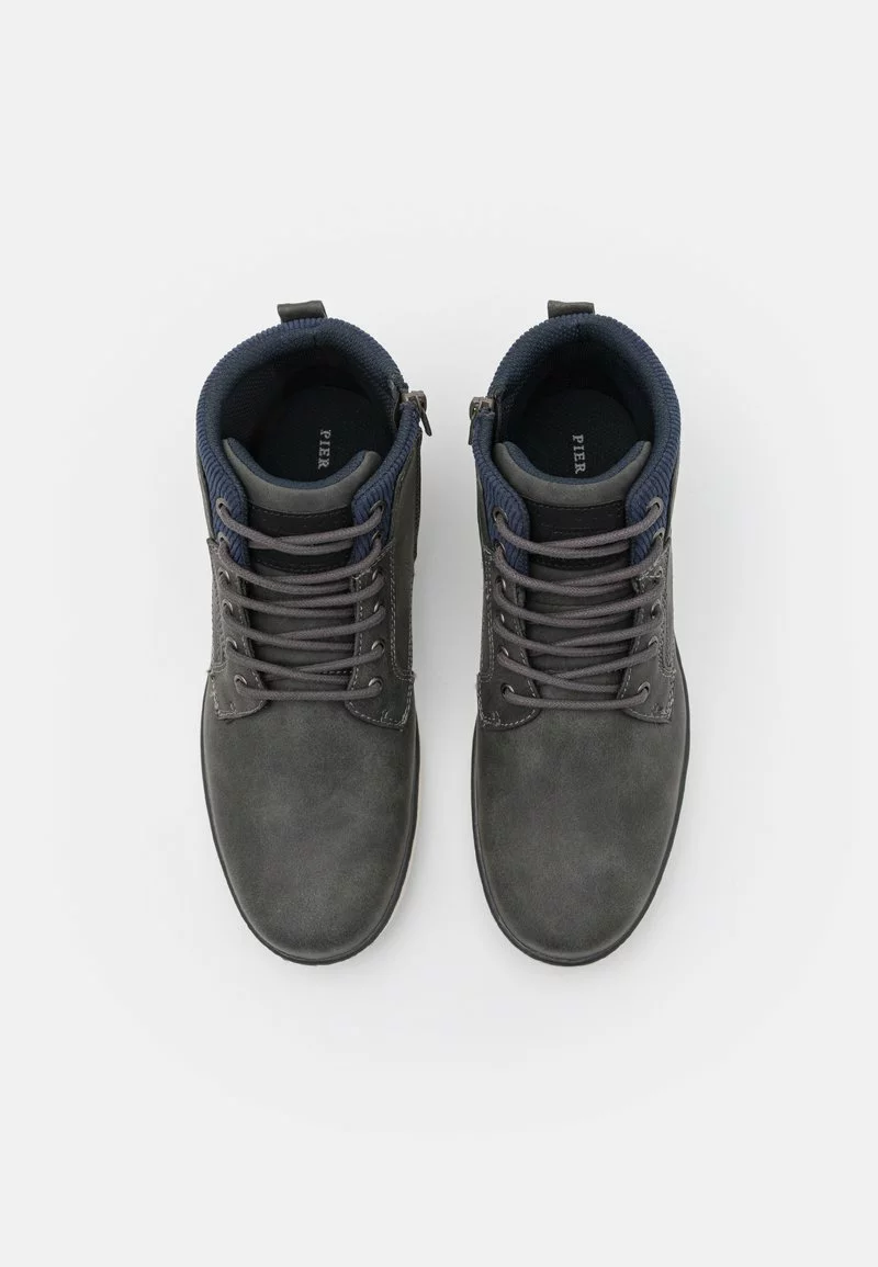 Pier One Uomo Sneakers Alte - Dark Grey 6 Pier One Uomo Sneakers Alte - Dark Grey - immagine 4