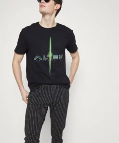 Pier One Uomo T-shirt Con Stampa - Black -Moda Perfetta 05cb0e65d7e14de39144dd67dc672463