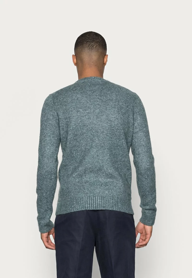 Pier One Uomo ESSENTIAL WINTER CREWNECK - Maglione - Blue/grey 5 Pier One Uomo ESSENTIAL WINTER CREWNECK - Maglione - Blue/grey - immagine 3