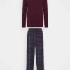 Pier One Uomo Pigiama - Bordeaux/dark Blue -Moda Perfetta 06bef4272d46448cb28fb055f1c1000a