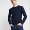 Pier One Uomo Maglietta A Manica Lunga - Dark Blue -Moda Perfetta 06c0f898810f430b9940a5e8fa302658