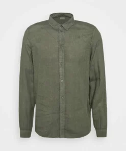 Pier One Uomo Camicia - Olive 12 Pier One Uomo Camicia - Olive -Moda Perfetta 081492590bb540e18739e36e1c4408e3