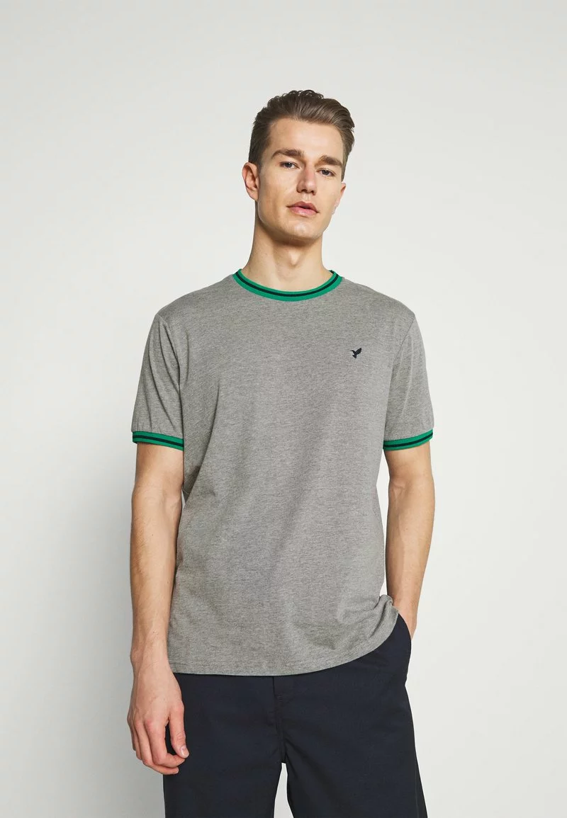 Pier One Uomo T-shirt Con Stampa - Mottled Grey 3 Pier One Uomo T-shirt Con Stampa - Mottled Grey