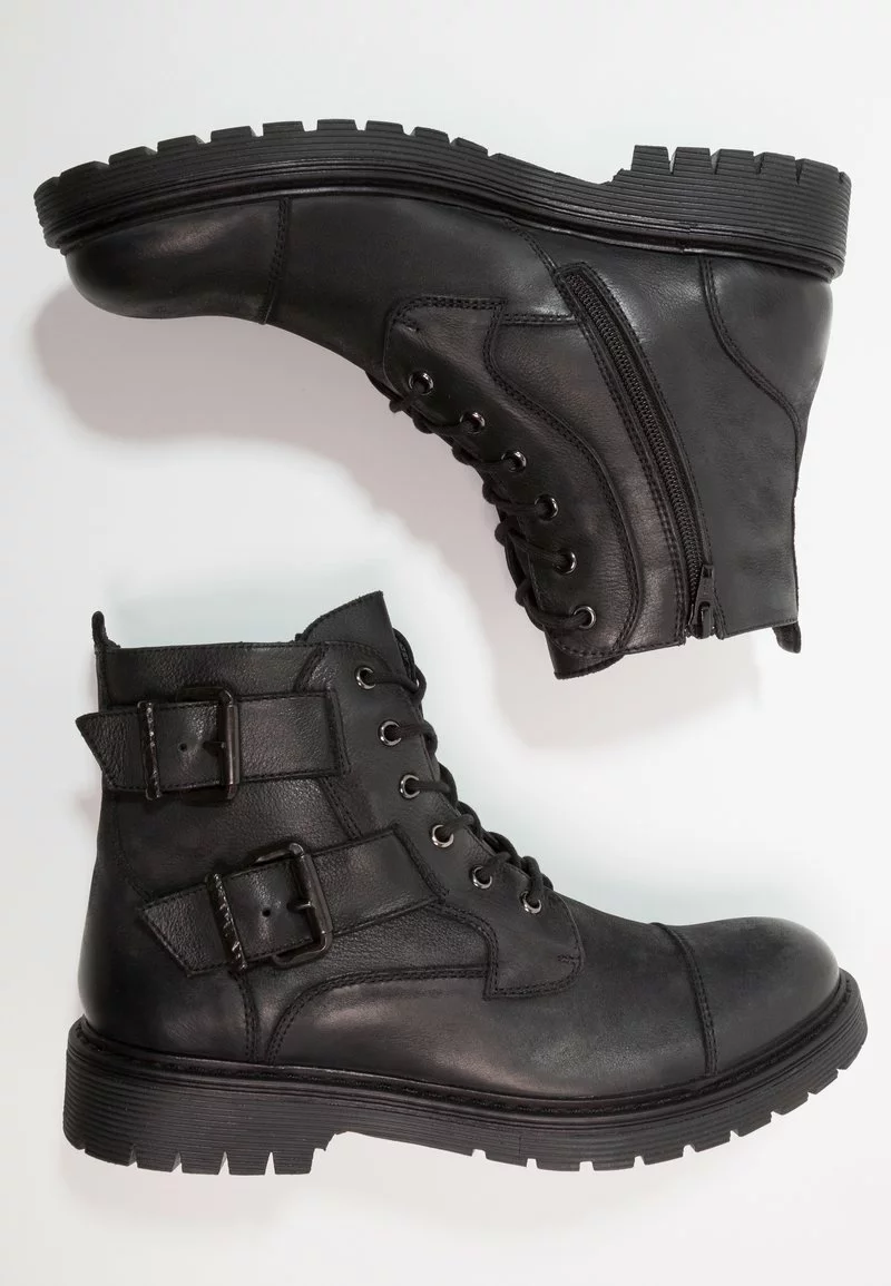 Pier One Uomo Stivaletti Stringati - Black 4 Pier One Uomo Stivaletti Stringati - Black - immagine 2