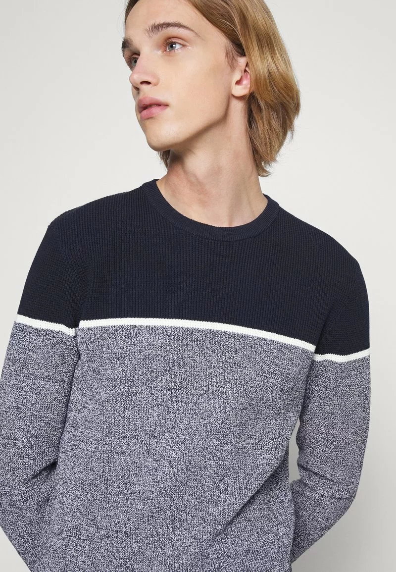 Pier One Uomo Maglione - Mottled Dark Blue 6 Pier One Uomo Maglione - Mottled Dark Blue - immagine 4