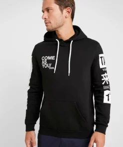 Pier One Uomo Felpa Con Cappuccio - Black