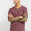 Pier One Uomo T-shirt Basic - Mottled Bordeaux 1 Pier One Uomo T-shirt Basic - Mottled Bordeaux -Moda Perfetta 090180dc2ef2487884ad038b7f7a7d3d