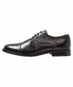 Pier One Uomo LEATHER - Stringate Eleganti - Black 11 Pier One Uomo LEATHER - Stringate Eleganti - Black -Moda Perfetta 0affd0a5bd10496b883ae3f804b26458