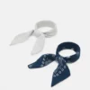 Pier One UNISEX 2 PACK - Foulard - Grey/dark Blue -Moda Perfetta 0b66fab2fd894cb682f2a11acb89e6ad