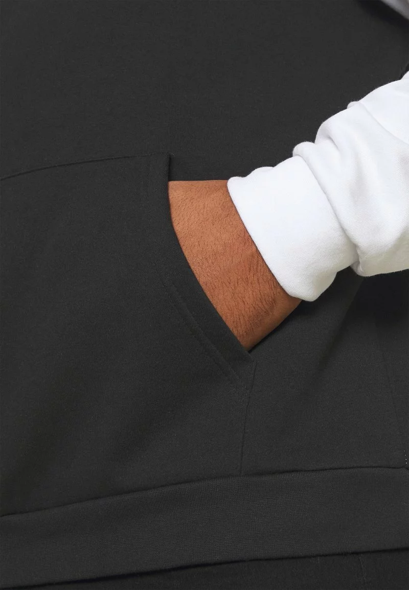 Pier One Uomo Felpa Con Cappuccio - Black- White 7 Pier One Uomo Felpa Con Cappuccio - Black- White - immagine 5