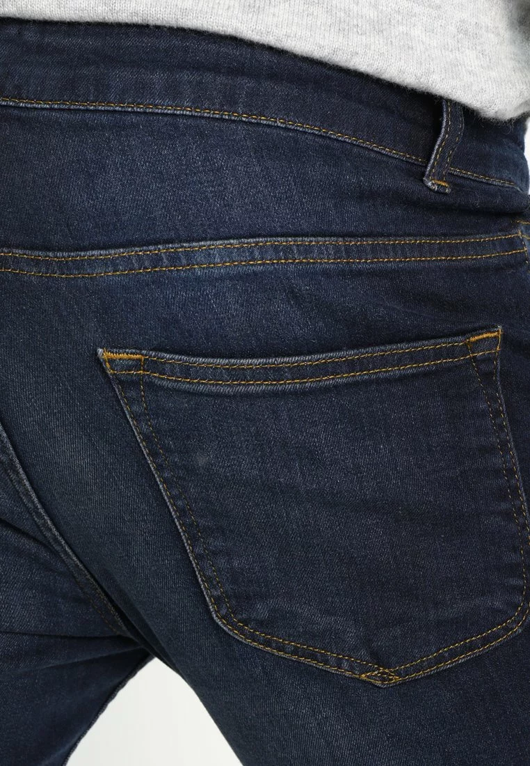 Pier One Uomo Jeans Skinny Fit - Dark Blue Denim 7 Pier One Uomo Jeans Skinny Fit - Dark Blue Denim - immagine 5