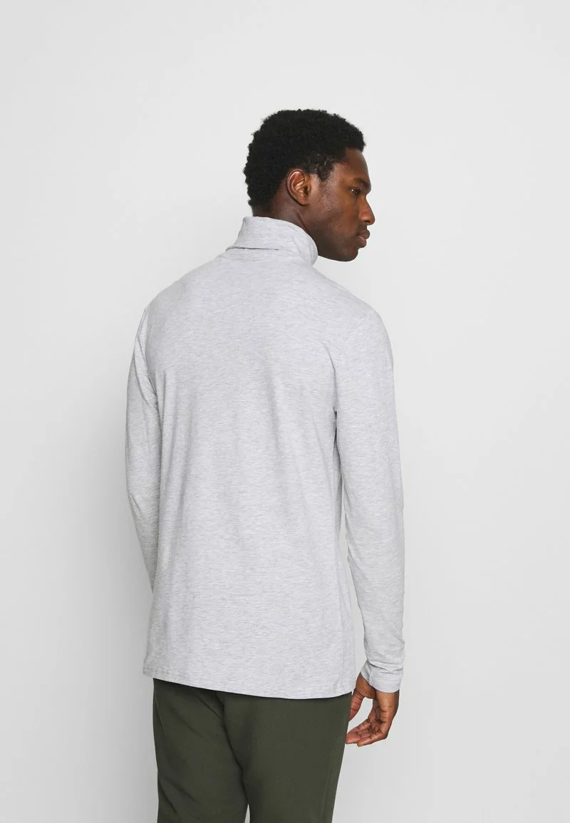 Pier One Uomo Maglietta A Manica Lunga - Mottled Grey 5 Pier One Uomo Maglietta A Manica Lunga - Mottled Grey - immagine 3