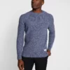 Pier One Uomo MULTICOLOUR HALF CARDIGAN JUMPER - Maglione - Mottled Blue -Moda Perfetta 0e749c4566c34eb3817991011ba994c1