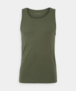 Pier One Uomo 3 PACK - Maglietta Intima - Black/khaki/mottled Dark Grey 11 Pier One Uomo 3 PACK - Maglietta Intima - Black/khaki/mottled Dark Grey -Moda Perfetta 0f2fccc3500d43e89c1d03ced73ce834