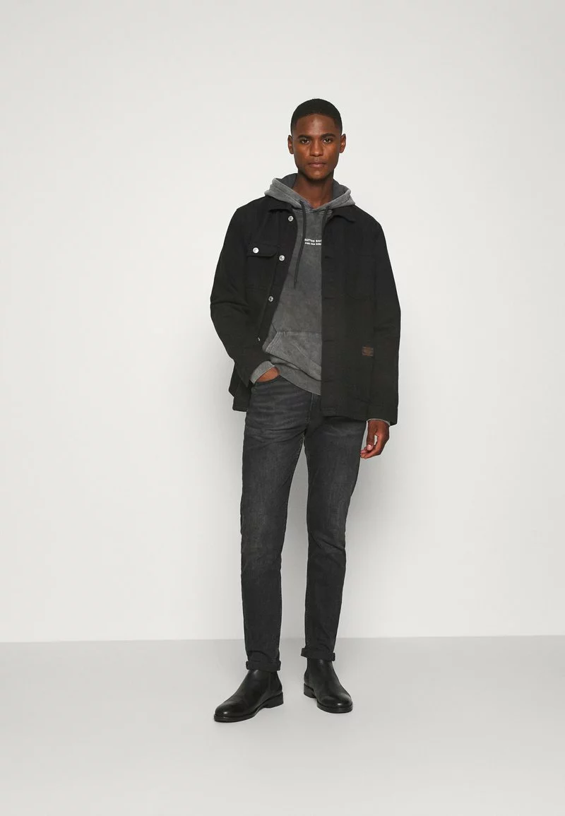 Pier One Uomo Felpa Con Cappuccio - Black 4 Pier One Uomo Felpa Con Cappuccio - Black - immagine 2