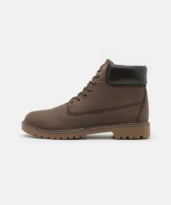 Pier One Uomo Stivaletti Stringati - Brown