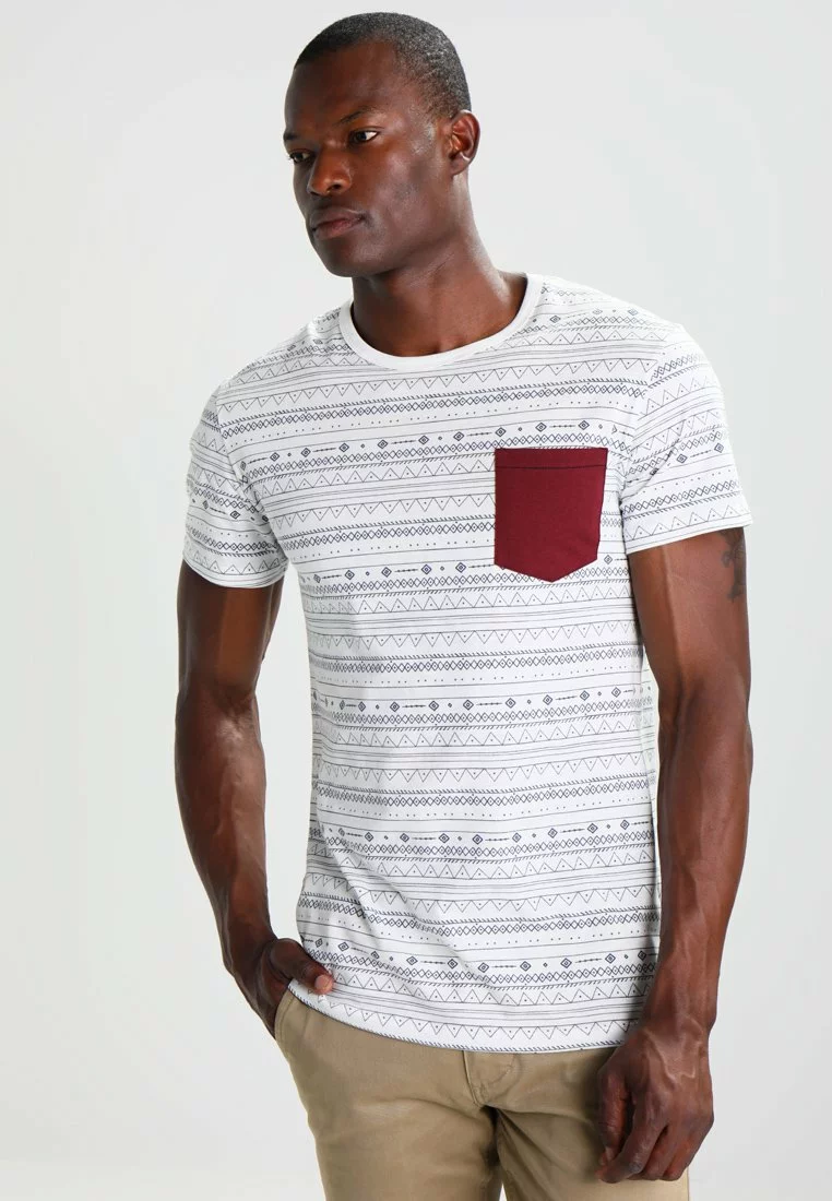 Pier One Uomo T-shirt Con Stampa - White 3 Pier One Uomo T-shirt Con Stampa - White