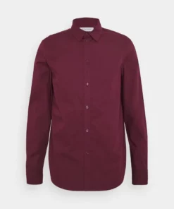 Pier One Uomo Camicia Elegante - Bordeaux 12 Pier One Uomo Camicia Elegante - Bordeaux -Moda Perfetta 13062200943449879bcf95fe0d683c4b
