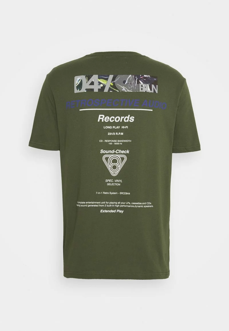 Pier One Uomo T-shirt Con Stampa - Green 10 Pier One Uomo T-shirt Con Stampa - Green - immagine 8