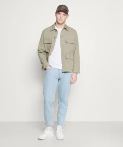 Pier One Uomo 5 PACK - Maglietta A Manica Lunga - White/dark Blu/grey