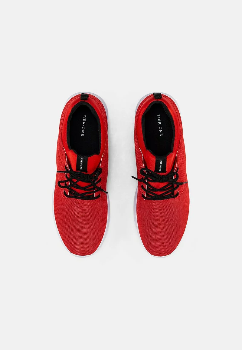 Pier One Uomo Sneakers Basse - Red White 6 Pier One Uomo Sneakers Basse - Red White - immagine 4