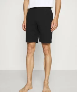 Pier One Uomo LOUNGE HENLEY SHORTS - Pantaloni Del Pigiama - Black