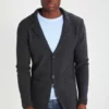 Pier One Uomo Cardigan - Mottled Dark Grey -Moda Perfetta 1534e19d02574acf98f7cef6d28a0e44