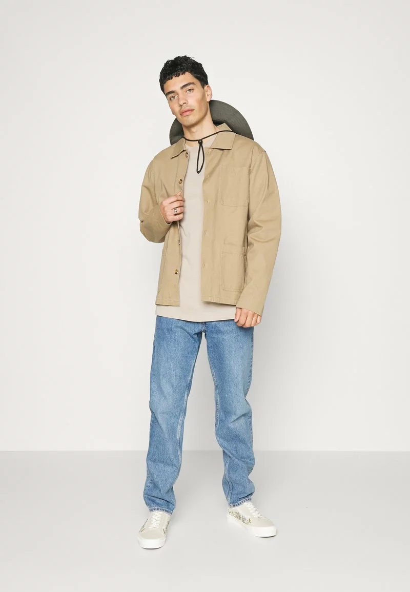 Pier One Uomo Giacca Leggera - Tan 4 Pier One Uomo Giacca Leggera - Tan - immagine 2