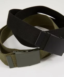 Pier One UNISEX 2 PACK - Cintura - Oliv/black -Moda Perfetta 158fd165e7444d588b6d4d109f366a21