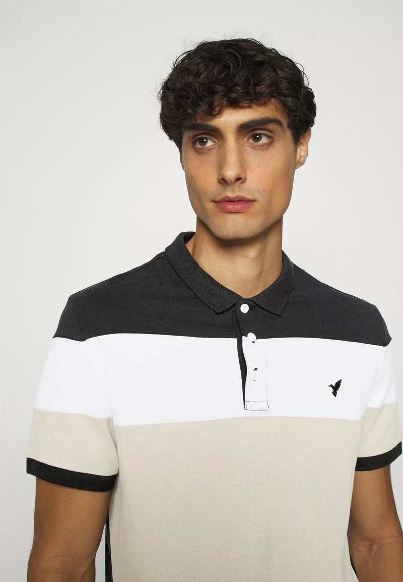 Pier One Uomo Polo - Black/sand 6 Pier One Uomo Polo - Black/sand - immagine 4