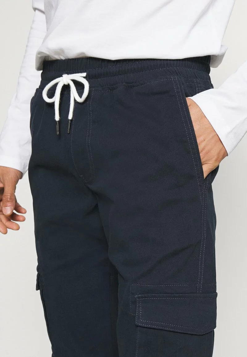 Pier One Uomo Pantaloni Cargo - Dark Blue 8 Pier One Uomo Pantaloni Cargo - Dark Blue - immagine 6