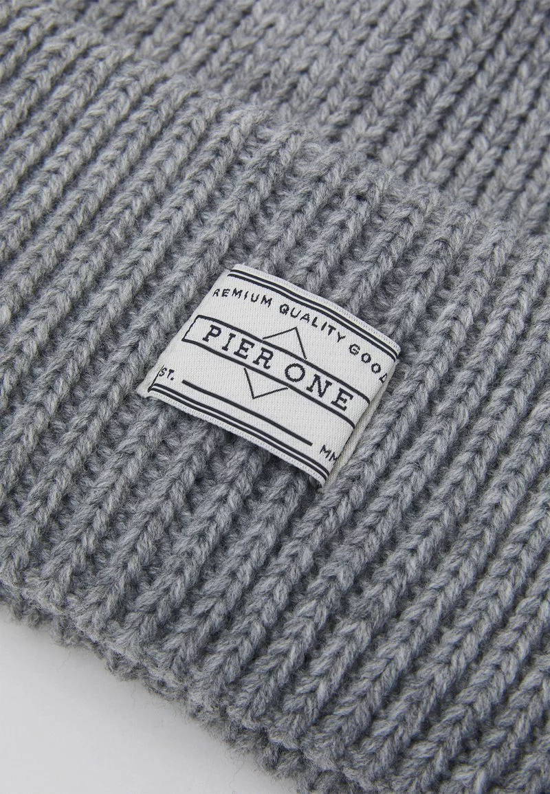 Pier One 3 PACK UNISEX - Berretto - Black/grey/khaki 6 Pier One 3 PACK UNISEX - Berretto - Black/grey/khaki - immagine 4