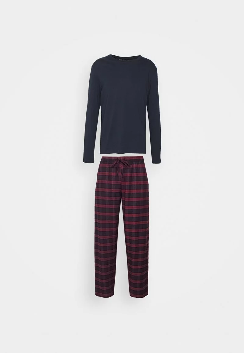 Pier One Uomo Pigiama - Dark Blue/bordeaux 7 Pier One Uomo Pigiama - Dark Blue/bordeaux - immagine 5