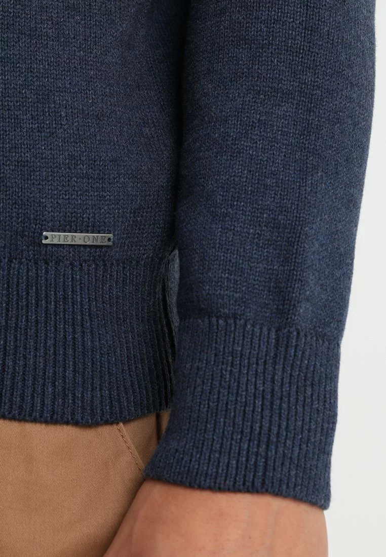 Pier One Uomo Maglione - Mottled Dark Blue 8 Pier One Uomo Maglione - Mottled Dark Blue - immagine 6