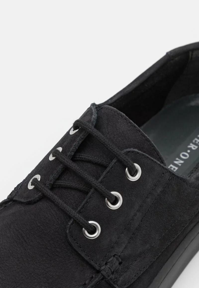 Pier One Uomo LEATHER - Sneakers Basse - Black 8 Pier One Uomo LEATHER - Sneakers Basse - Black - immagine 6