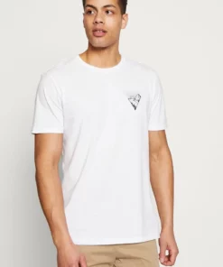 Pier One Uomo T-shirt Con Stampa - White