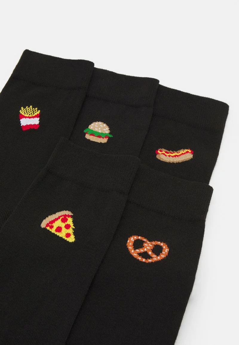 Pier One Uomo 5 PACK - Calze - Black 4 Pier One Uomo 5 PACK - Calze - Black - immagine 2