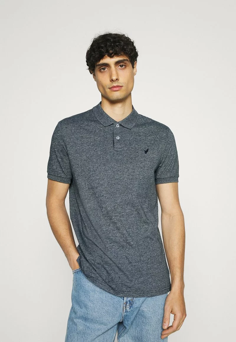 Pier One Uomo Polo - Mottled Blue 3 Pier One Uomo Polo - Mottled Blue