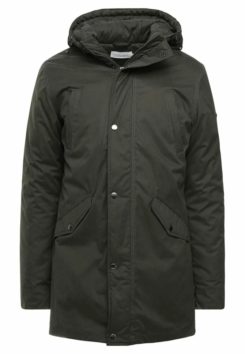 Pier One Uomo Parka - Dark Green 6 Pier One Uomo Parka - Dark Green - immagine 4