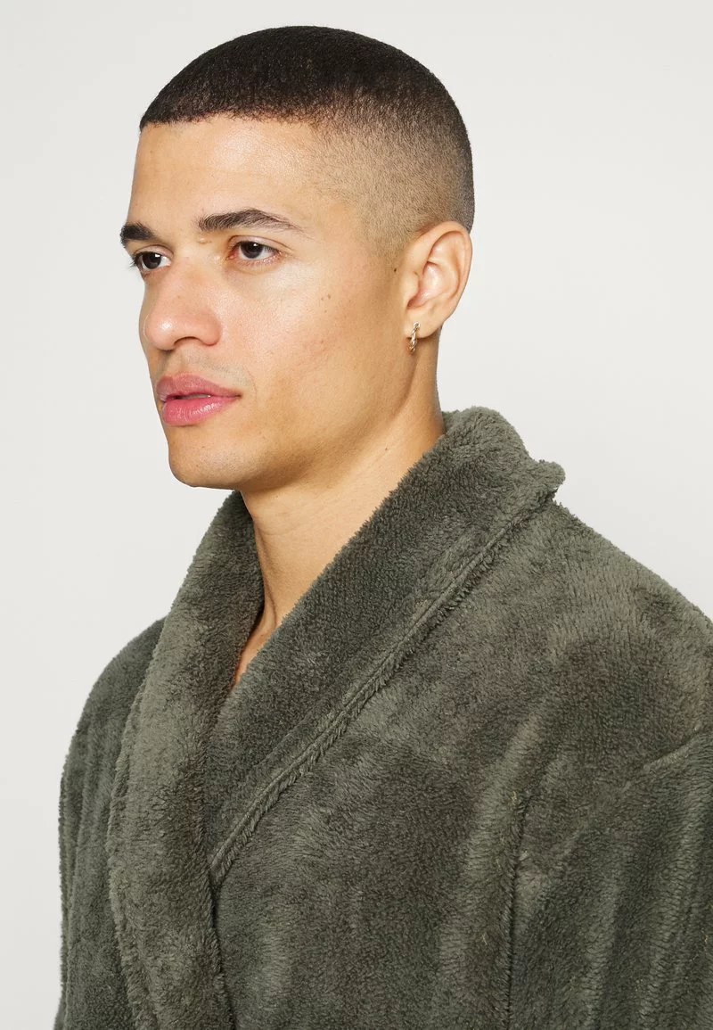 Pier One Uomo Accappatoio - Khaki 6 Pier One Uomo Accappatoio - Khaki - immagine 4