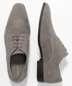 Pier One Uomo Stringate Eleganti - Grey -Moda Perfetta 2254045844ce450fb722fee451b3eb36