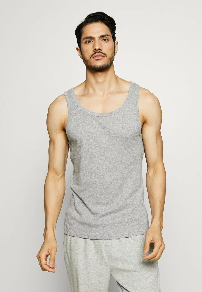 Pier One Uomo 3 PACK - Maglietta Intima - Black/grey/white 6 Pier One Uomo 3 PACK - Maglietta Intima - Black/grey/white - immagine 4