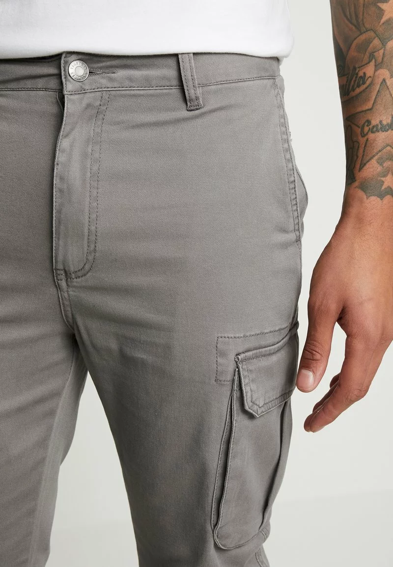 Pier One Uomo Pantaloni Cargo - Grey 6 Pier One Uomo Pantaloni Cargo - Grey - immagine 4