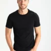 Pier One Uomo T-shirt Basic - Black 2 Pier One Uomo T-shirt Basic - Black -Moda Perfetta 240072a406dd48c99e12c4f14a21d70a