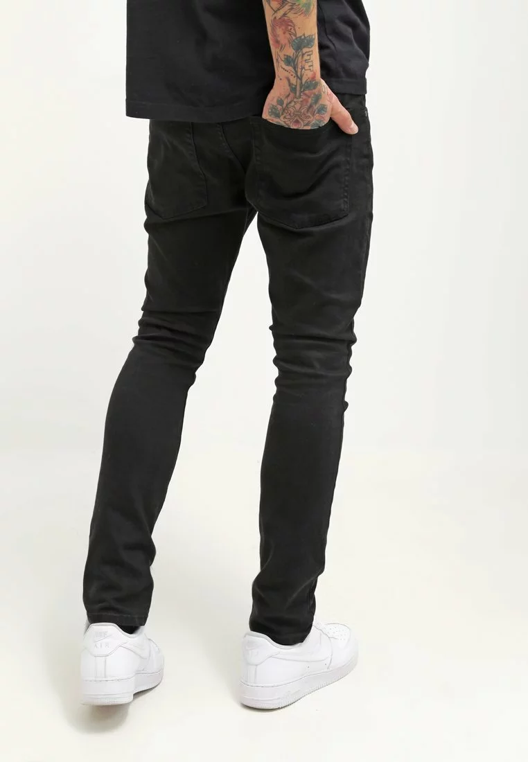 Pier One Uomo Jeans Slim Fit - Black Denim 5 Pier One Uomo Jeans Slim Fit - Black Denim - immagine 3