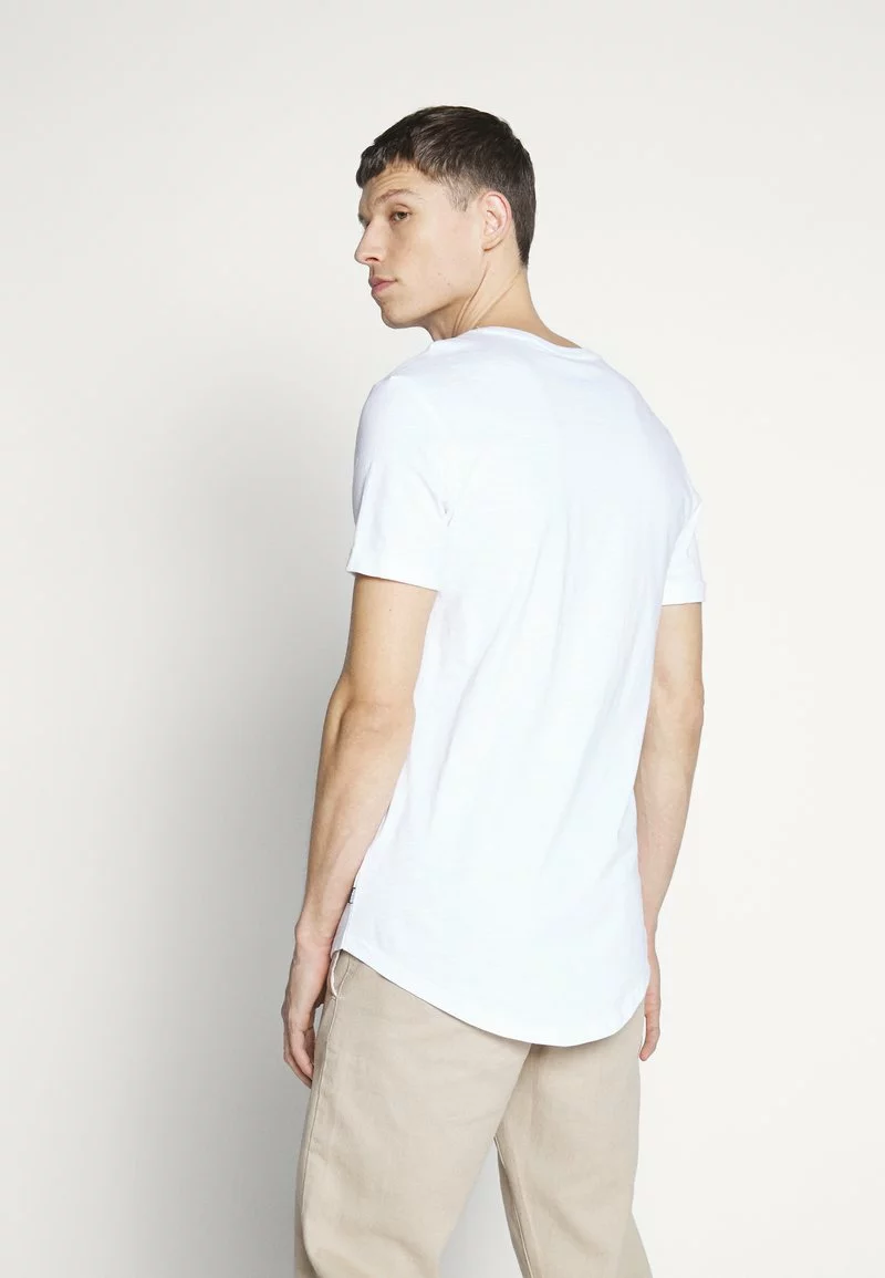 Pier One Uomo T-shirt Basic - White 5 Pier One Uomo T-shirt Basic - White - immagine 3